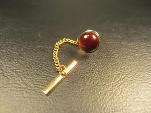 Authentic The Polished Agate Solstice Tie Tac and Lapel Pin