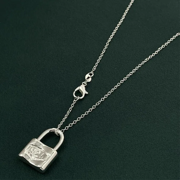 Authentic The Eternal Bond: 925 Sterling Silver Sacred Lock Talisman