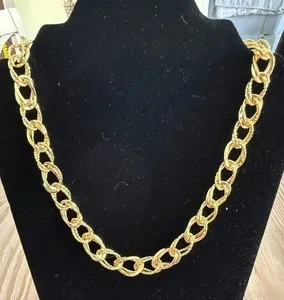 Authentic The Golden Cadence 18K Gold Plated Alternating Link Talisman