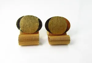 Authentic The Simmons Golden Harmony Wrap Cufflinks