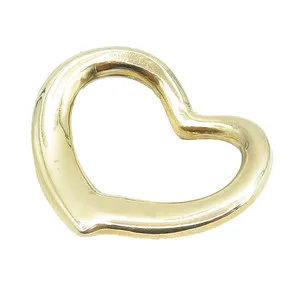 Authentic Heart of Elysium: Shimmering Golden Love Heart Pendant