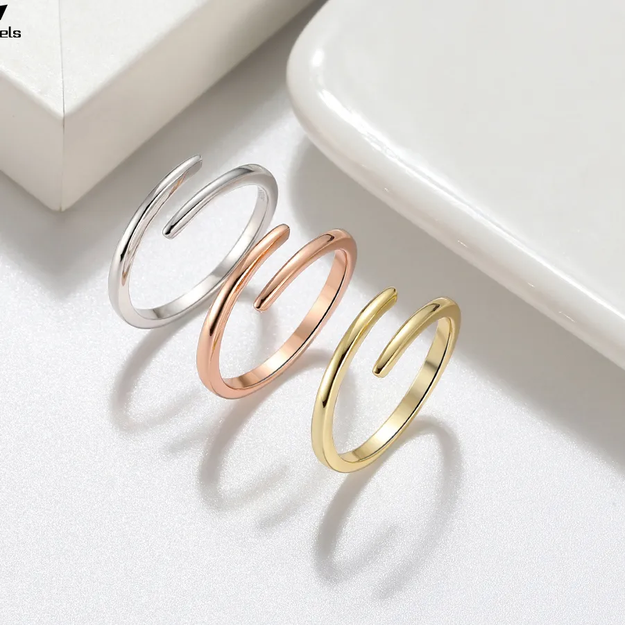 Authentic The Infinite Circle: Sterling Silver Open Talisman Ring