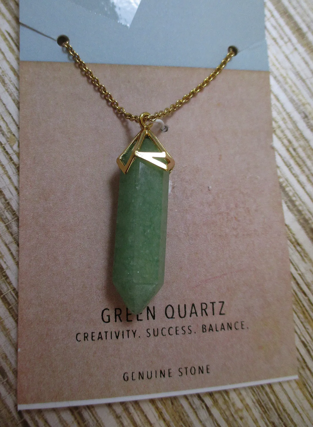 Authentic The Verdant Heart: 18K Gold-Plated Chakra Alignment Pendant
