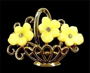 Authentic The Gilded Harvest: 1951 Trifari Floral Talisman