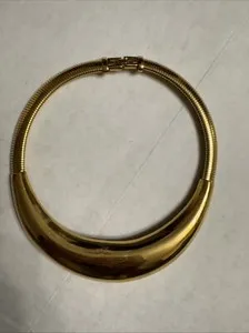 Authentic The Golden Torc of Eternal Harmony: Rare Givenchy Haute Couture Omgea Bib