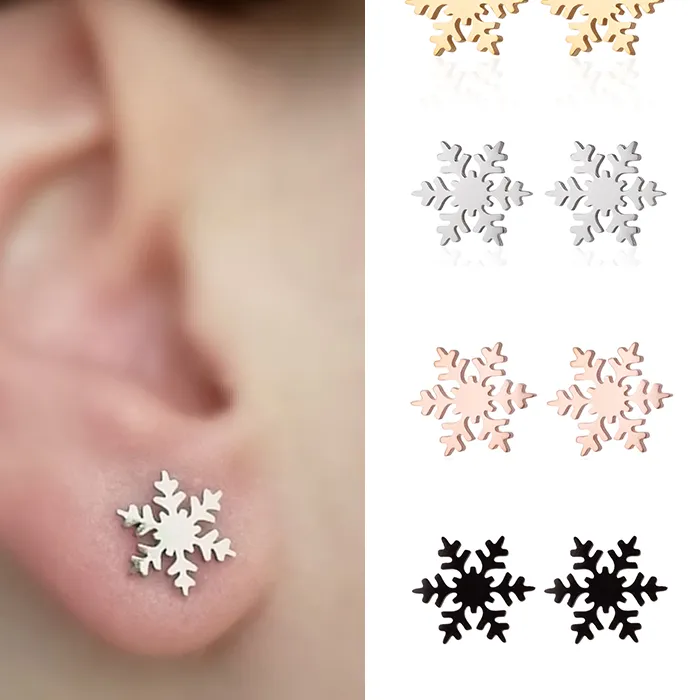 Authentic Frost-Kissed Winter Solstice Studs: A Celestial Geometry