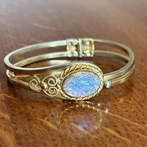 Authentic Dragon's Breath Golden Aegis Bangle