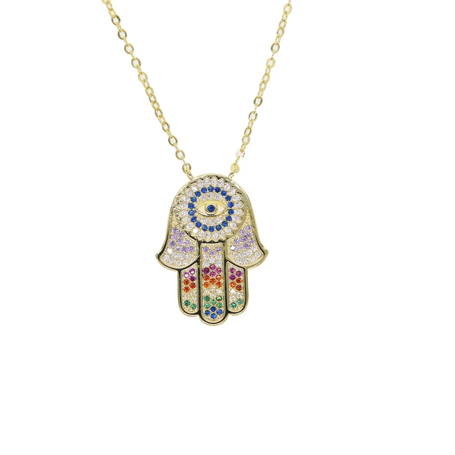 Authentic The Radiant Hamsa: A Prism of Divine Protection