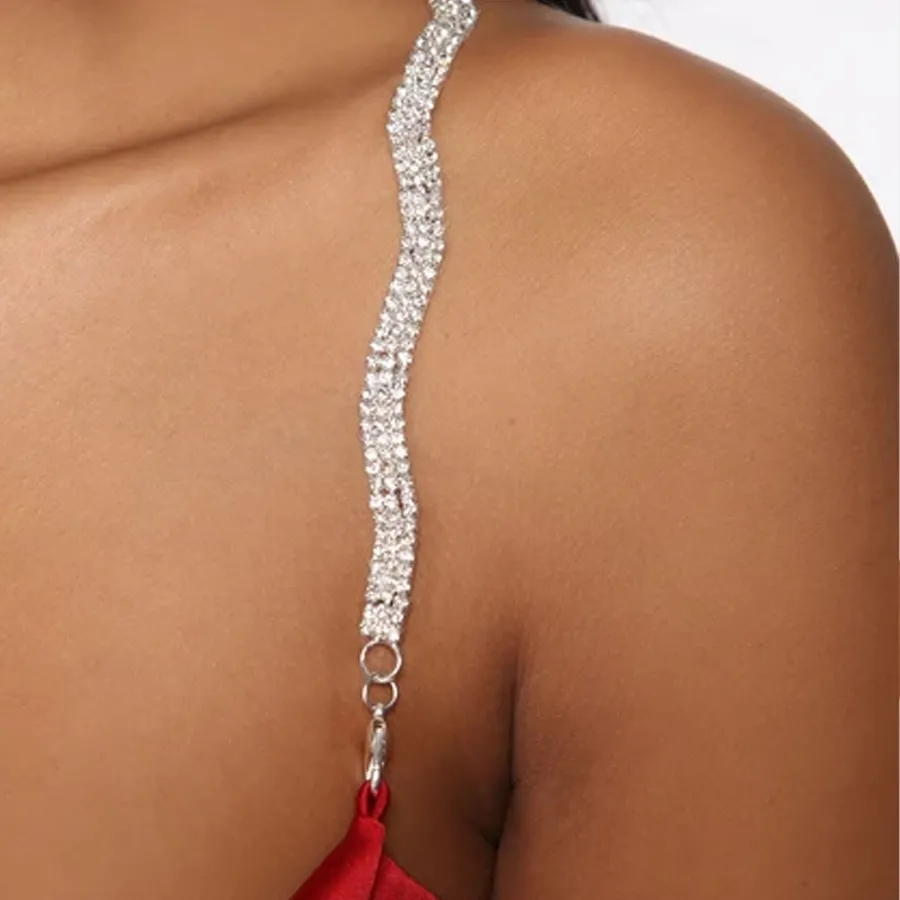 Authentic Luminous Tide Shoulder Adornments: Celestial Wave Chest Harness