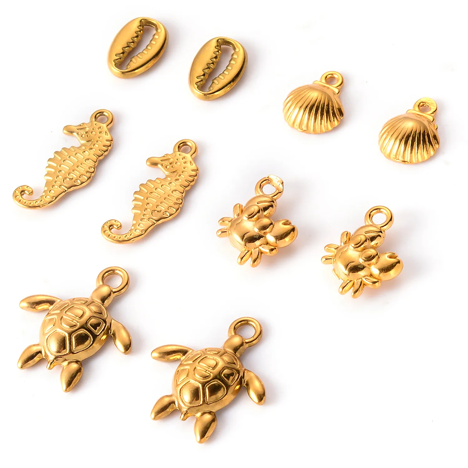 Authentic Talismanic Tides: Gold-Gleaming Marine Charms of the Deep