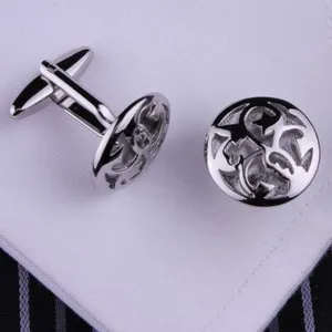 Authentic The Sovereign Openwork Cufflinks: A Conduit of Celestial Authority