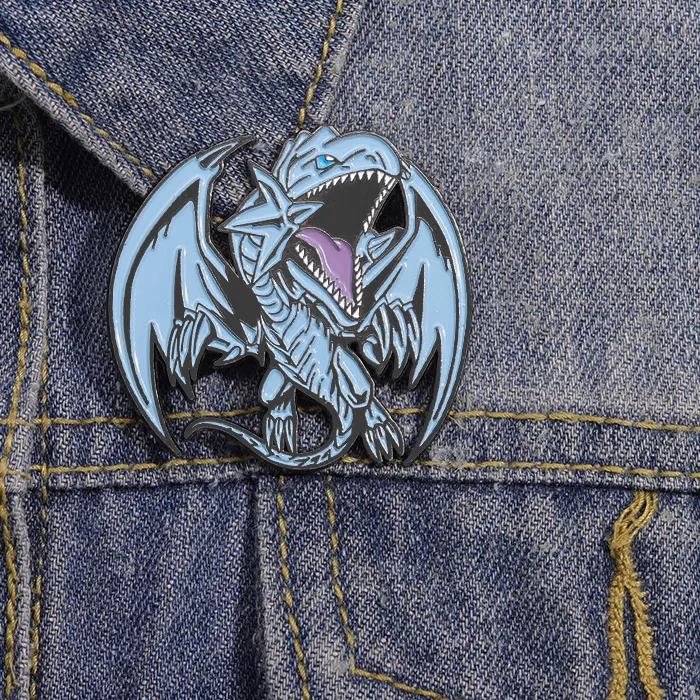 Authentic The Azure-Eyed Legend Enamel Talisman