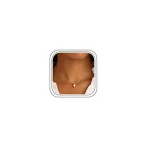 Authentic The Golden Radiance Dainty Cross Pendant