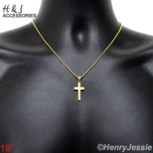 Authentic The Golden Path of Devotion Box Link Chain and Cross Pendant