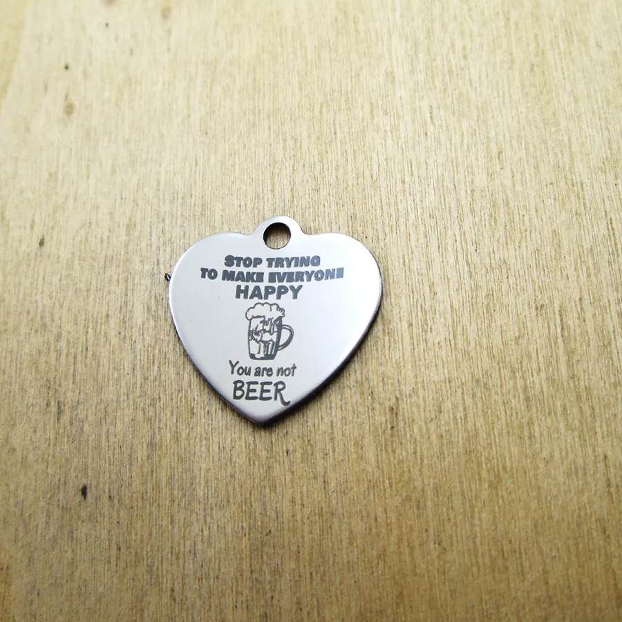 Authentic Embracing Authenticity: 20 Laser Engraved Pendants for the Soul
