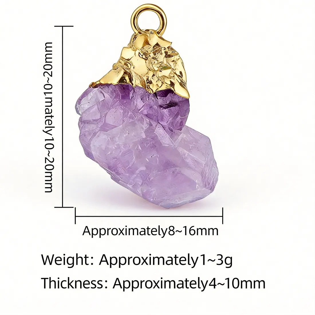 Authentic Hexad of Radiance: Gold-Encrusted Rough Chakra Talismans