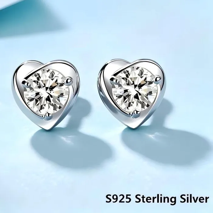 Authentic Heart Blossom Earrings A Whisper Of Eternal Love