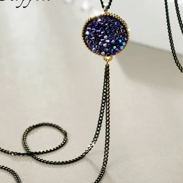 Authentic Celestial Azure Orb Pendant