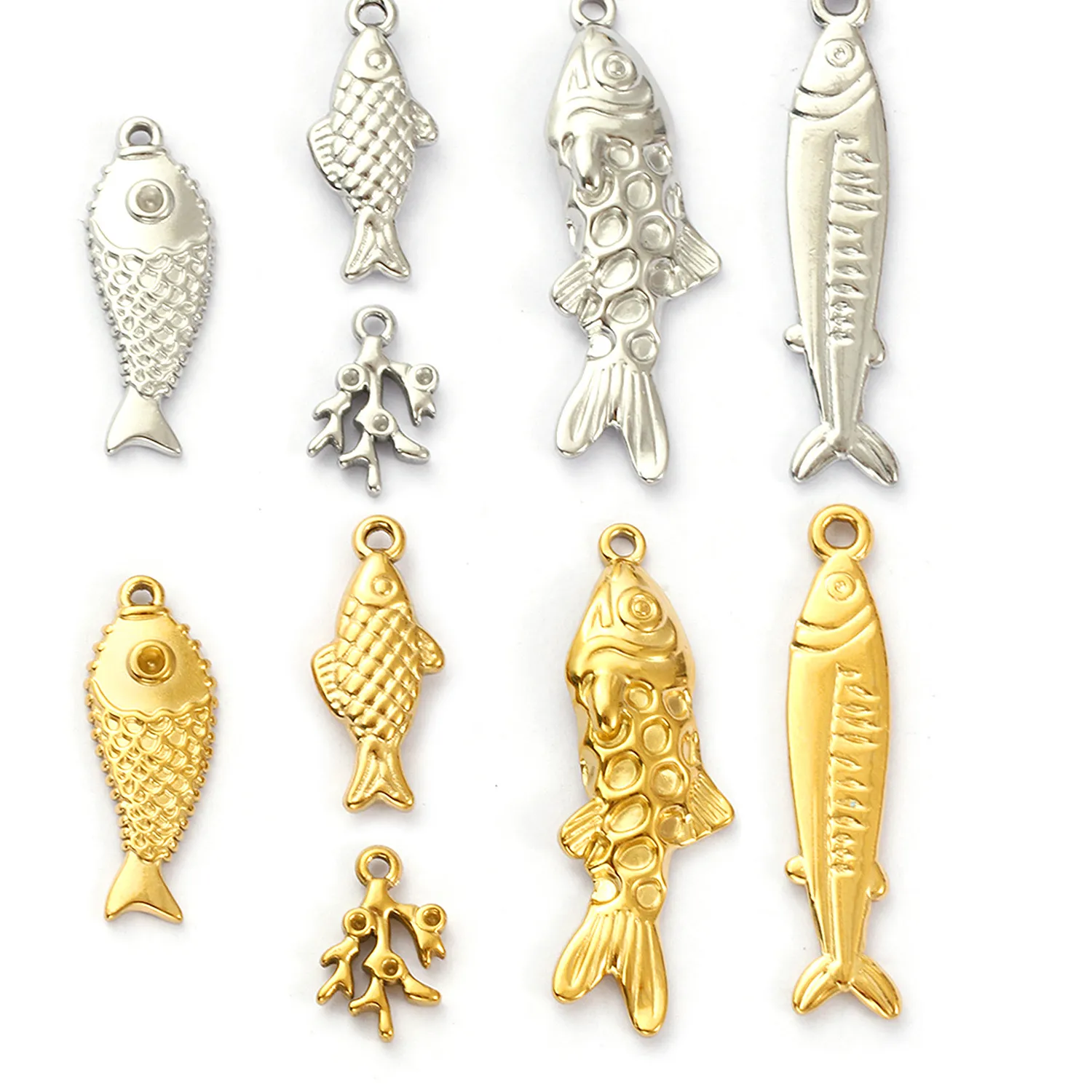 Authentic Tides Of The Sacred Sea Gold- Plated Ocean Charms For The Spirit Crafter