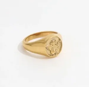 Authentic The Celestial Halo: 18k Gold-Plated Angelic Band