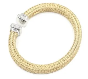 Authentic The Celestial Radiance Gold-Plated Cuff Bangle
