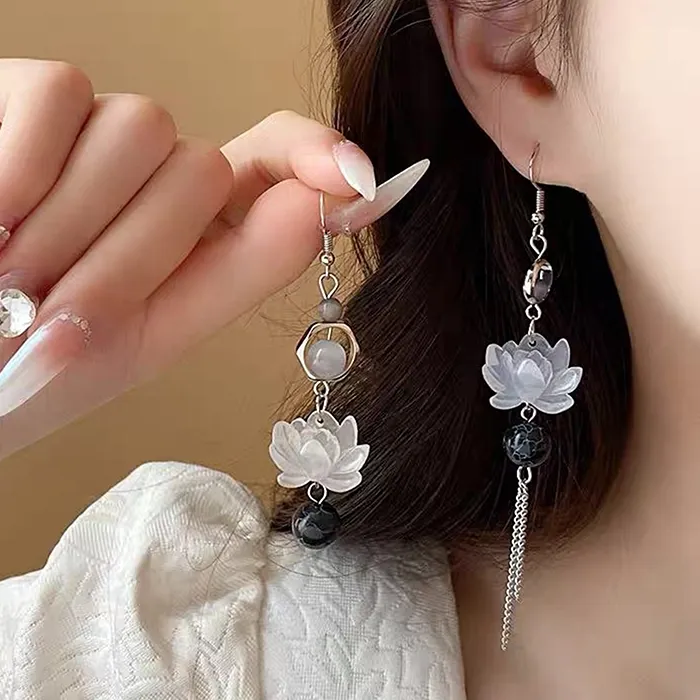 Authentic Ethereal Lotus Bloom Asymmetric Talismans