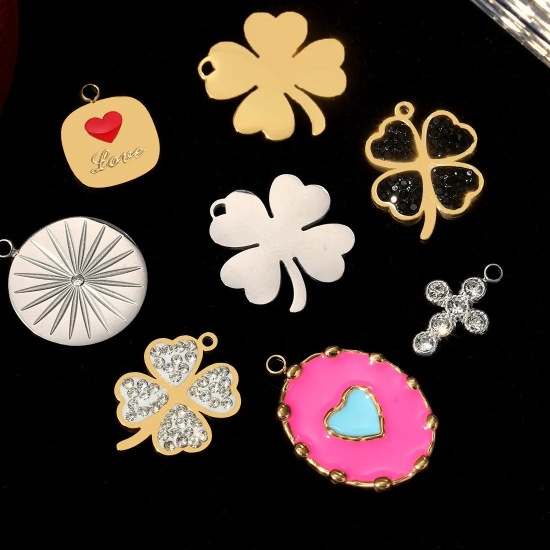 Authentic The Golden Trinity of Flora and Faith: Talismans of Fortune and Renewal