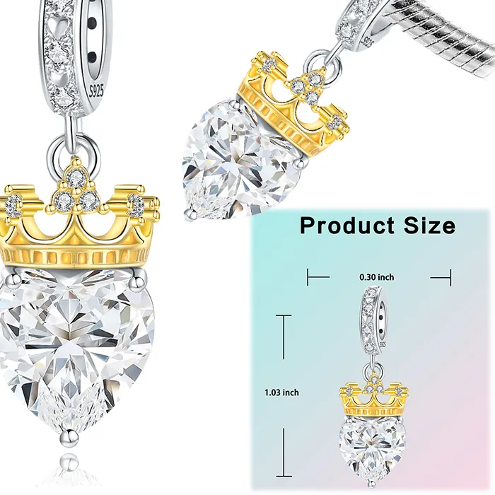 Authentic The Sovereign Heart: A Crowned Talisman of Inner Radiance