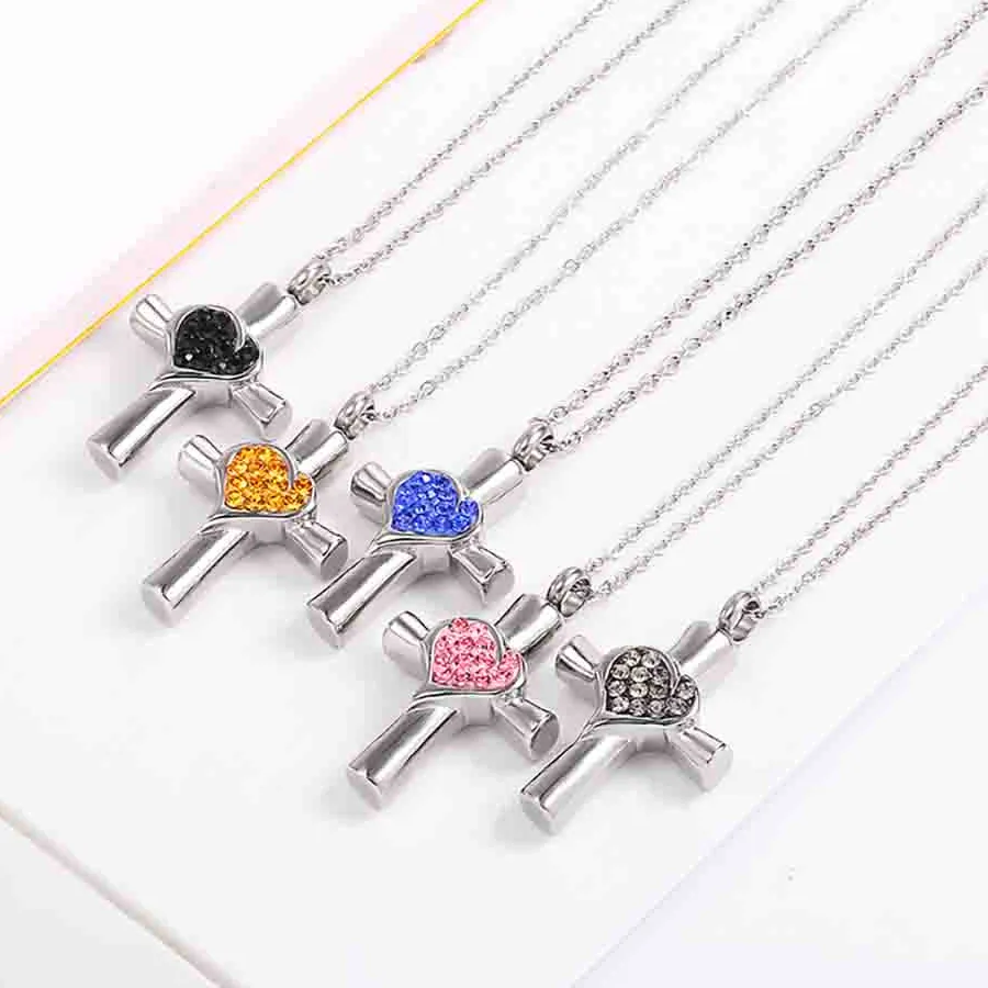 Authentic Sanctuary of the Eternal Cross Memorial Urn Pendant