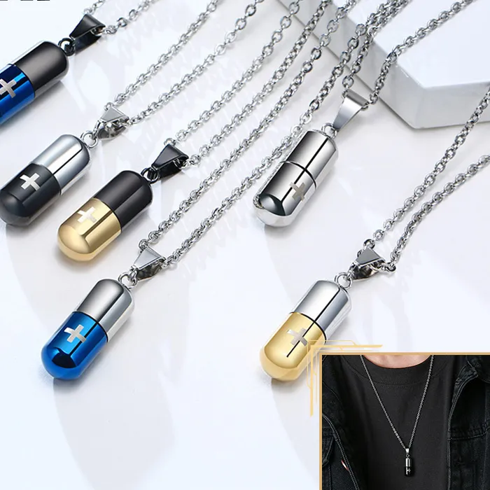 Authentic The Sacred Vessel of Remembrance: Cross-Engraved Keepsake Pendant