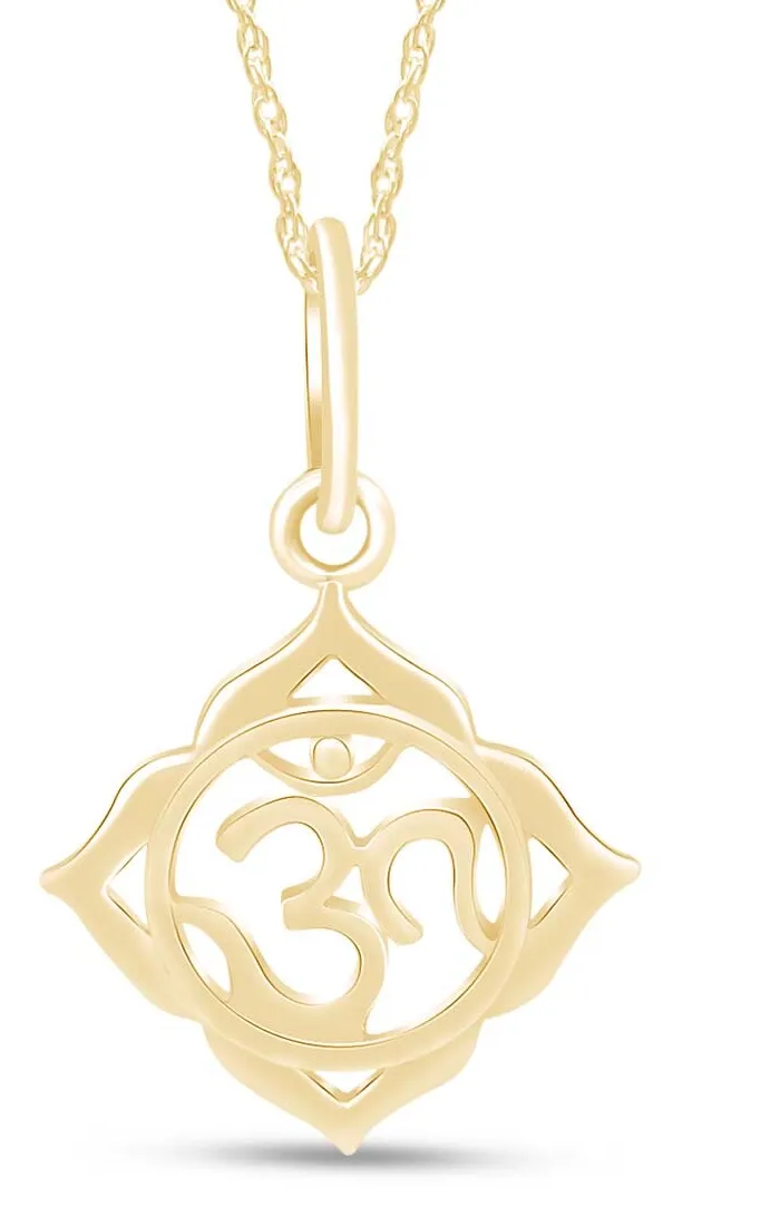 Authentic Cosmic Resonance Aum-Om Sacred Sound Pendant - 925 Sterling Silver Spiritual Alignment Talisman