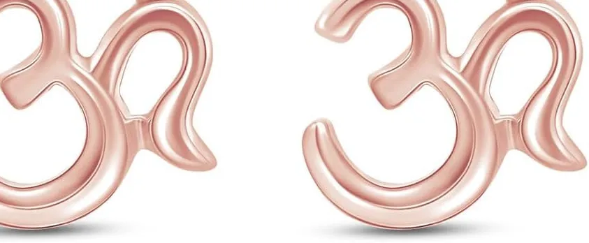 Authentic Echoes of the Divine: OM Aum Earrings for Sacred Vibration