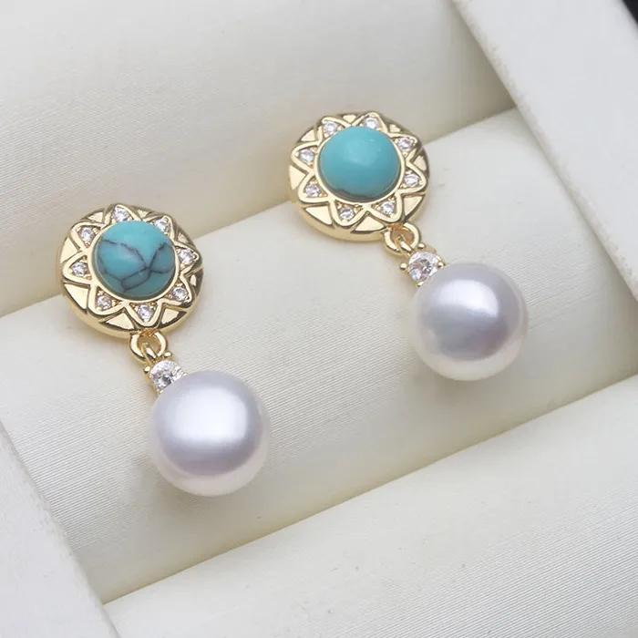 Authentic Luminous Pearl Dangle Earrings of Pure Purity and Grace