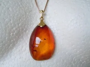 Authentic The Solar Radiance Amber Sun-Drop Talisman