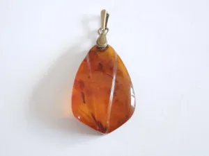 Authentic The Sun-Kissed Amber Sanctuary Gold-Plated Amulet