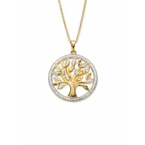 Authentic The Golden Arboreal Radiance: Tree of Life Pendant