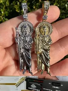 Authentic The Radiant Sanctuary of Saint Jude Gold-Plated Moissanite Talisman