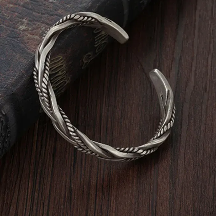 Authentic Celestial Twist: The Korean Guardian Bangle