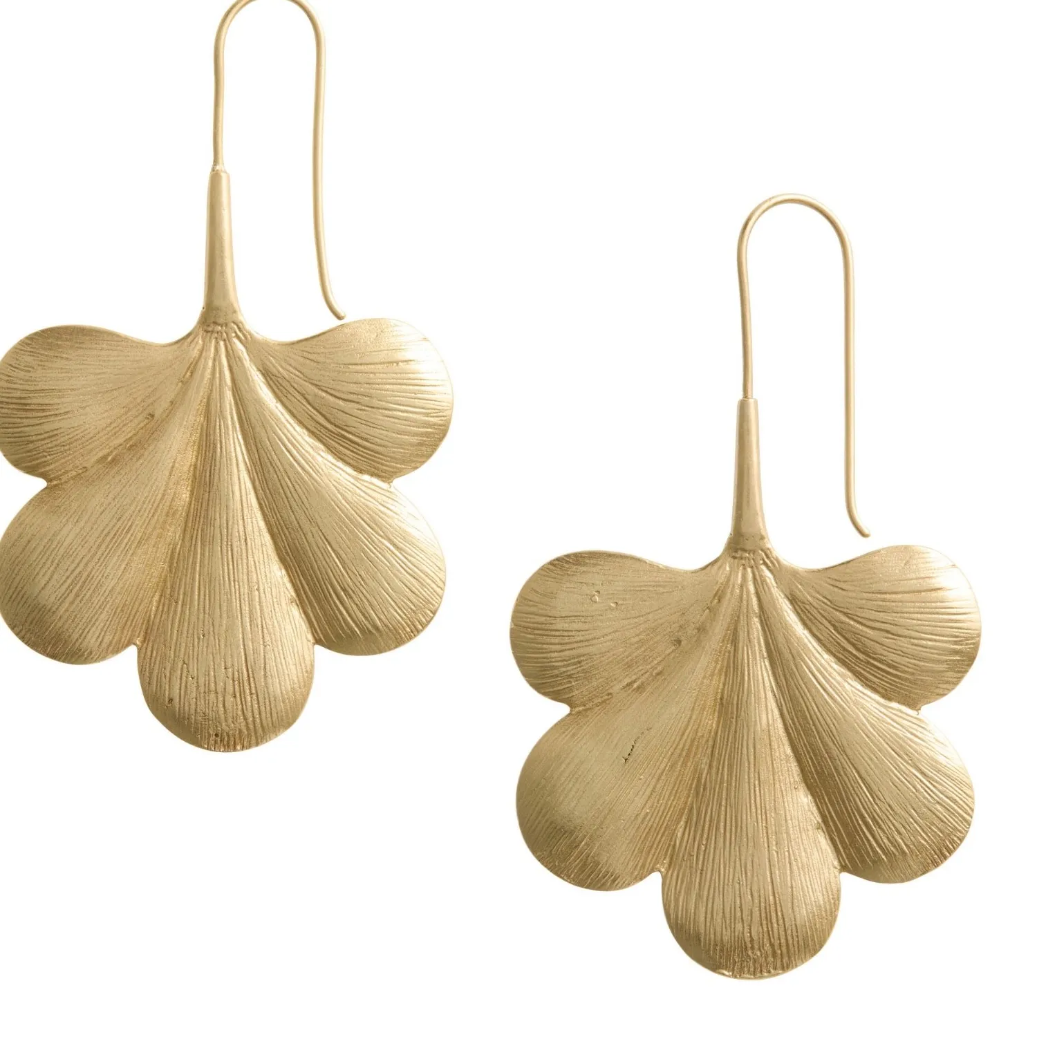 Authentic Radiant Lotus Blossoms of the Eternal Dawn - 14k Gold Plated Talismanic Earrings