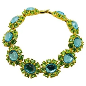 Authentic The Joan Rivers Radiant Resonance Crystal Gilded Talisman Bracelet