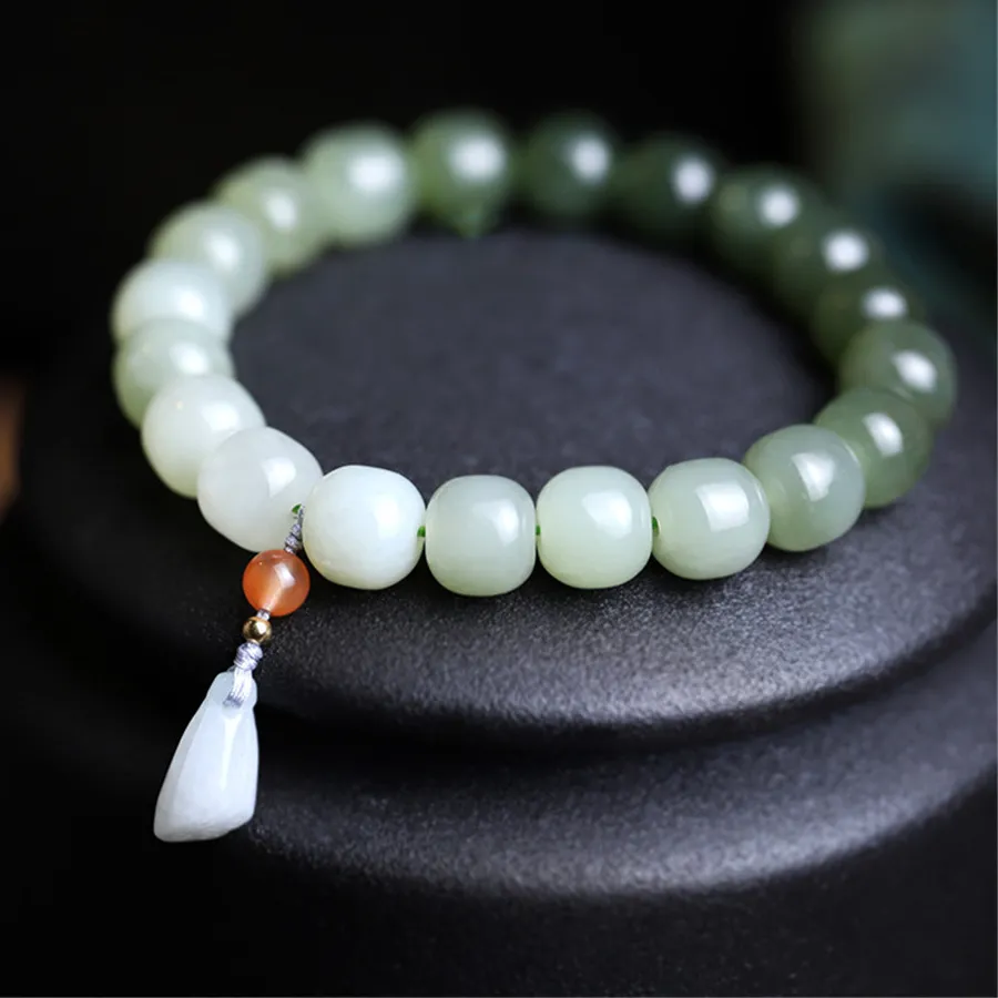Authentic Gradient of Abundance - A Healing Bead Bracelet for Prosperity