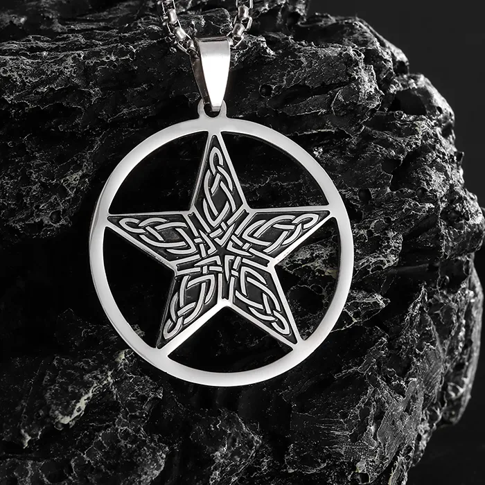Authentic Celtic Guardian: The Five-Fold Stainless Amulet