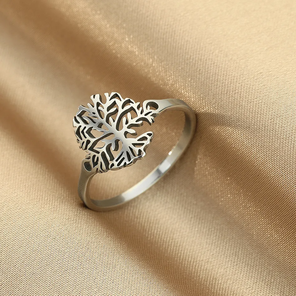 Authentic The Roots of Eternity: Celtic Tree of Life Finger Ring