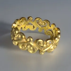 Authentic The Infinite Radiance Heart Eternity Ring