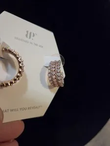 Authentic Celestial Radiance: Moonstone Hoop Talismans