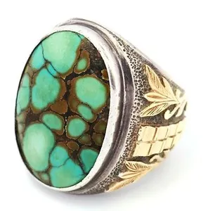 Authentic Turquoise Guardian Ring: Protection and Inner Wisdom