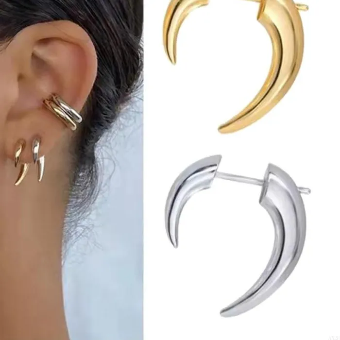 Authentic The Wolf's Embrace Gothic Spiral Earrings