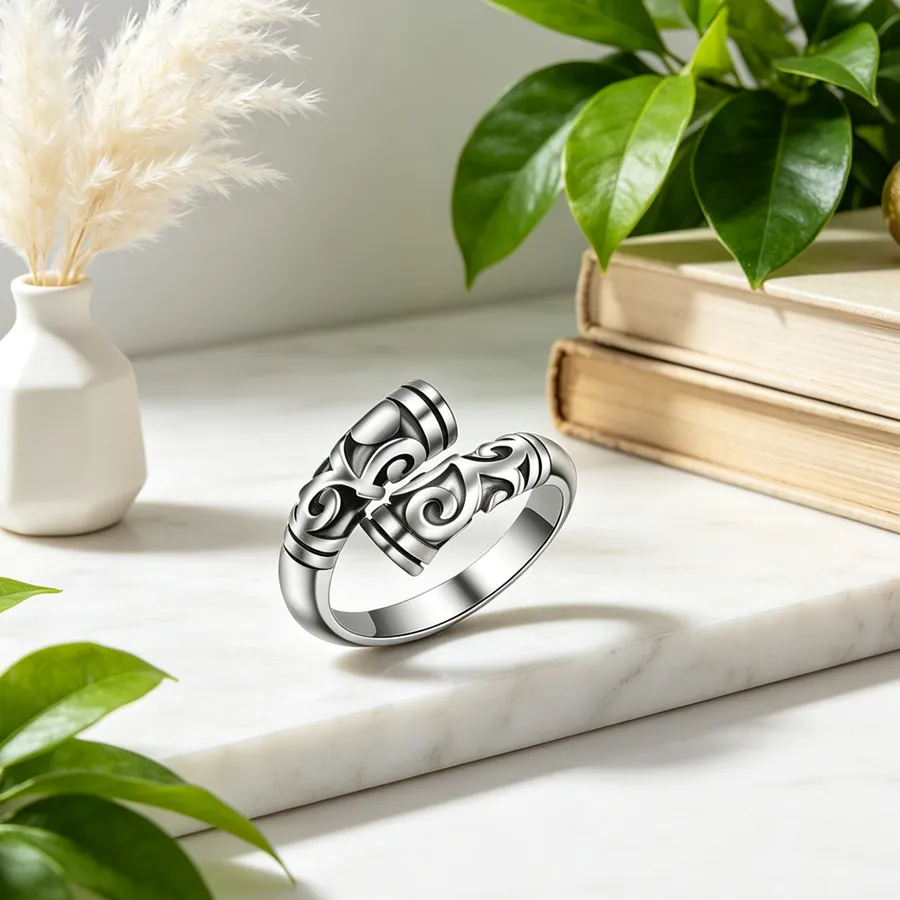 Authentic The Celestial Horn Totem: A Sterling Silver Vessel of Primal Intuition
