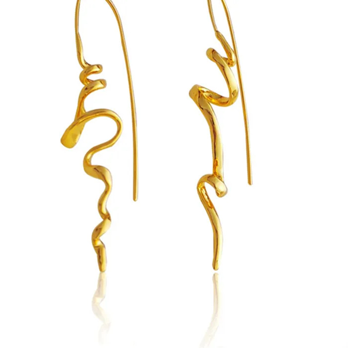 Authentic Echoes of the Void: The Abstract Three-Dimensional Talismanic Earrings