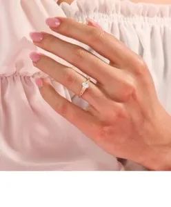 Authentic The Eternal Knot of Radiant Light: An Oval Moissanite Solitaire
